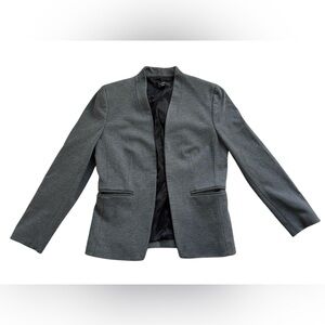 J. Crew 365 Open front blazer office workwear jacket womens 6 gray